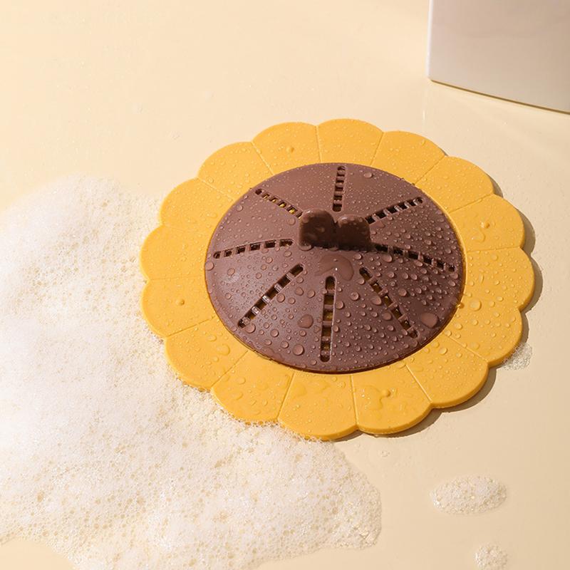 WTEMPO 1PC Creative Insect and Odor Proof Floor Drain Bathroom Drainage Outlet Hair Anti Clogging Filter Kitchen Sink Filter Cover