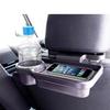 Car Rear Seat Cup Holder Foldable Back Seat Organizer Tray Car Plate Storage Rack Universal Auto Interior Accessories For Travel Daily Use