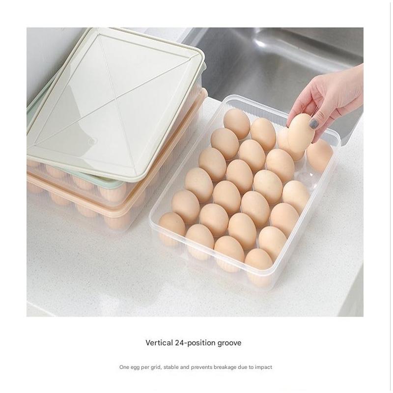 1/2 PCS Portable Deviled Egg Containers with Lid Eggs Clear Plastic Stackable Clear Storage Egg Tray for Refrigerator Organizer