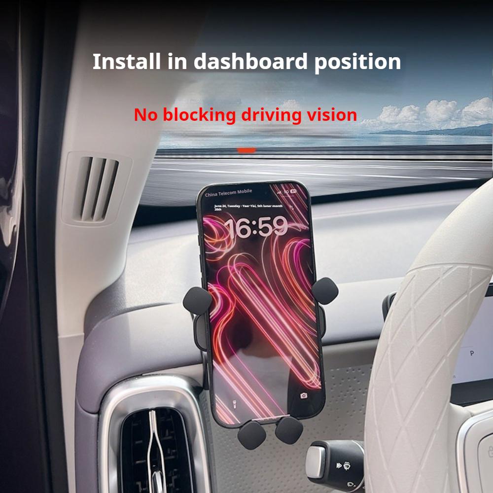 Adatto per Leapmotor B10 B01 Auto Supporto per Telefono per Auto Specializzato Base Anti Vibrazione Controllo Centrale Navigazione Supporto per Veicolo Modifica