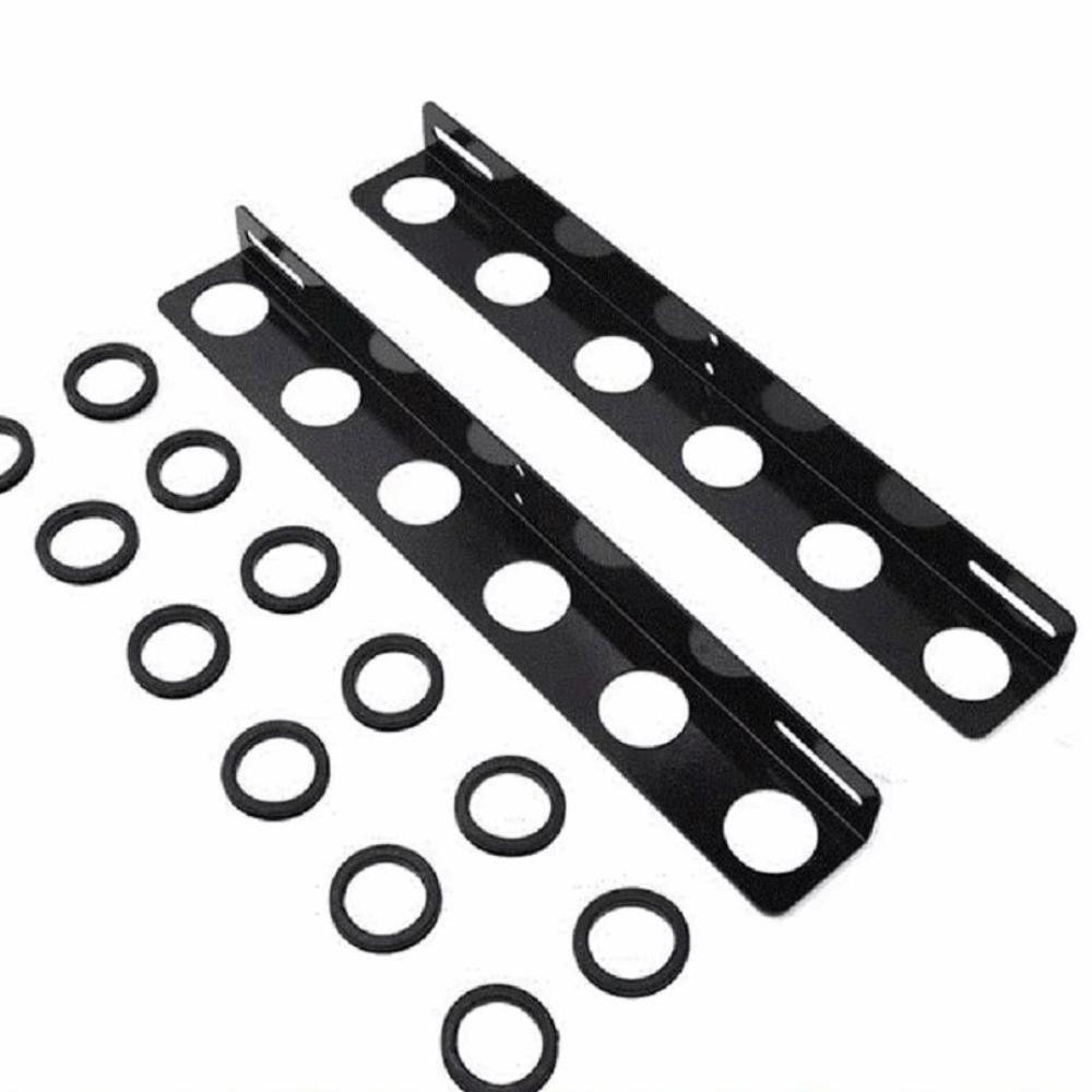 Durable Construction Tool Rack Easy Install Easy To Use Landscape Truck Rack 6-Hole Design Heavy Duty Shovel Rack