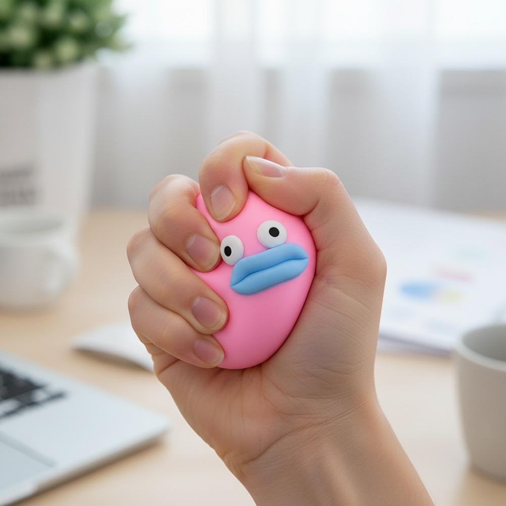 Big Eyes Sausage Mouth Funny Fluid Ball, Creative Stress Relief Squishy Toy, Soft Cartoon Fun Vent Squeeze Toy For Adults Kids