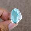 Hememorphite Genstone Handmade 925 Sterling Silver Jewelry Ring Size 8 KKG-533