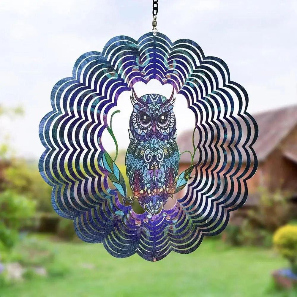 

Креативные ветряные вертушки, градиентные динамические вращающиеся ветряные колокольчики, наружные подвесные украшения