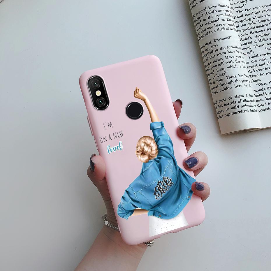 for Xiomi Xiaomi Mi A2 Lite Case Cover Daisy Flower Painted Soft Silicone Phone Case for Xiaomi Mi A2 A 2 MiA2 Lite Bumper Coque