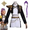Rumi Cosplay Costume Anime Rum Costume Wig Woman Girl Uniform Christmas Halloween Adult Kid Party Urgent Send