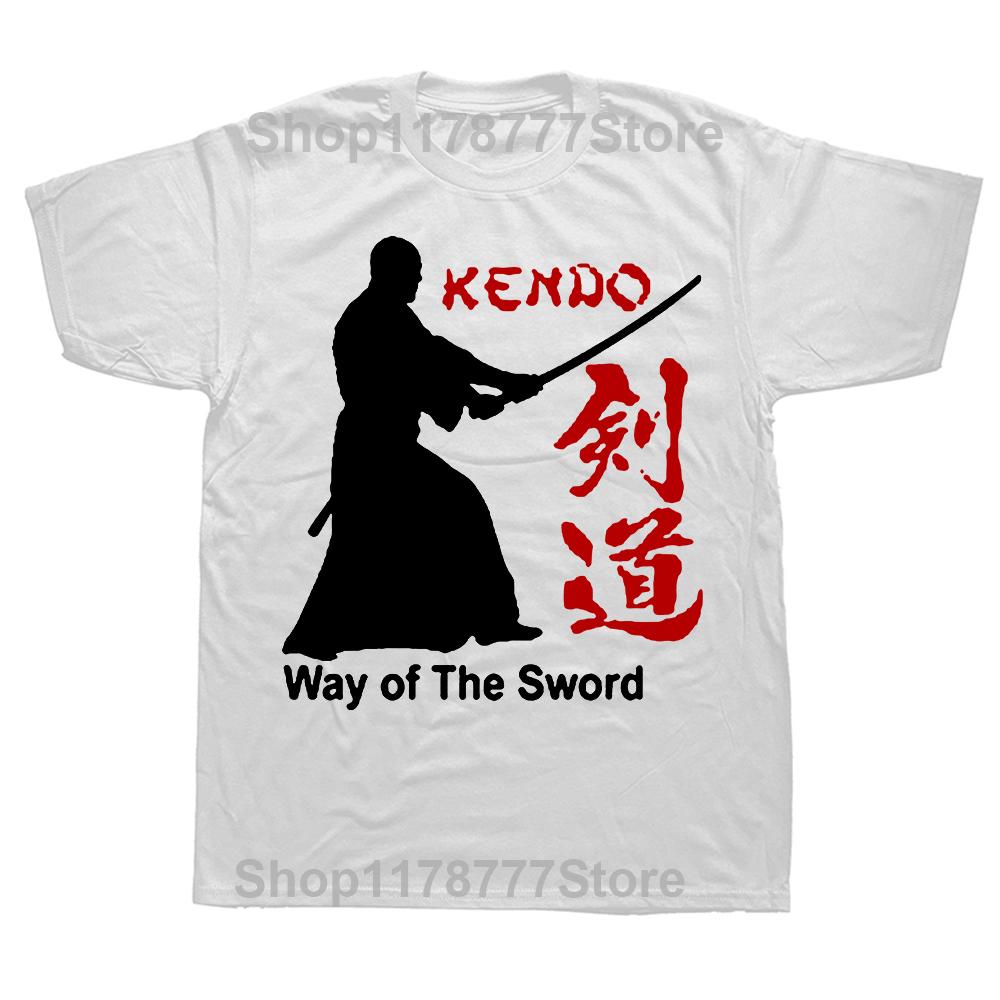 Novelty Awesome Kendo Japan Sports T Shirts Graphic Cotton Streetwear Short Sleeve Birthday Gifts Summer Style Tshirt Men
