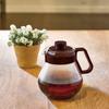 HARIO Tea Coffee Server Time Brown Coffee Server Heat Resistant Glass Made in Japan & 1,000ml TCN-100CBR