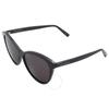Saint Laurent Black Butterfly Ladies Sunglasses Sl 456 001 57