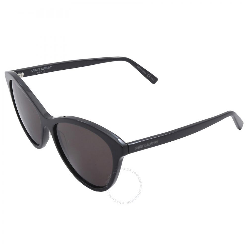 Saint Laurent Black Butterfly Ladies Sunglasses Sl 456 001 57