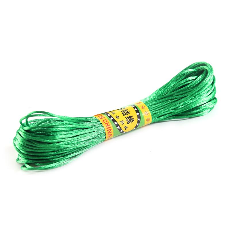 20m Nylon Cords Chinese Knot Woven Colorful Rope String Beads Thread For DIY Handmade Bracelet Jewelry Supplies Accessories