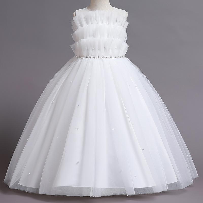 Children's Puffy Light Luxury Wedding and Party Dress