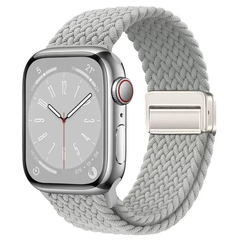 Cinturino in Tessuto di Nylon Multicolore per Apple Watch 46mm 42mm 44mm 40mm 45mm 49mm 41mm iWatch Serie Ultra 3 SE 3 11 10 9 8 7 6