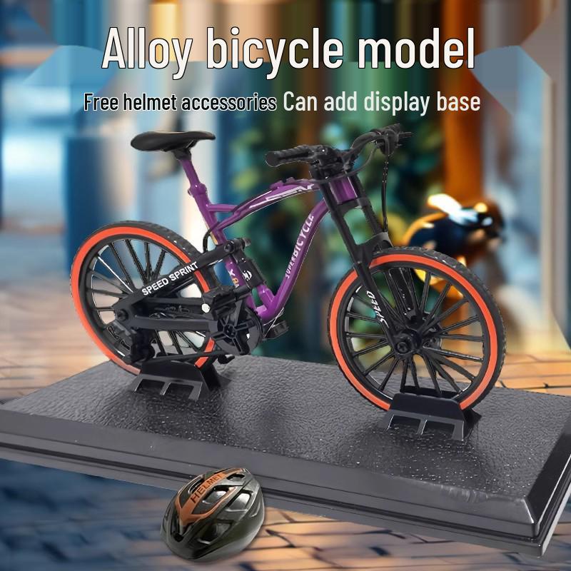 Alloy Off-Road Downhill Bicycle Toy Model – Mountain Bike Ornament & Creative Gift.