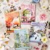 20 Sheets Flower garden Stickers Adhesive Diy Diary Album Scrapbooking Planner handmade Junk Journal Supplies