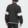 Adidas Originals Color-Block Single-Breasted Sports Long Sleeve Jacket Unisex Outerwear Black IM9646