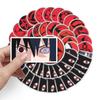 50 Sharingan Doodle Personalized Japanese Comics Creative Children's DIY Skateboard Mobile Suitcase Stickers Waterproof