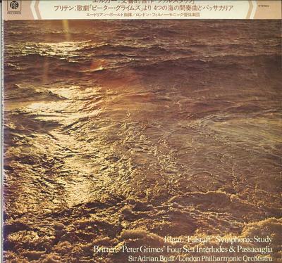 LP Schallplatte ADRIAN BOULT, THE LONDON PHILHARMON - Elgar "falstaff"symphonische Studie, Op ULS3012Y PYE Japan Klassisch Gebraucht