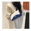 Large Capacity Splicing On The New Foreign Fashion Sequins Fashion Shoulder Armpit Small Square Bag for Women