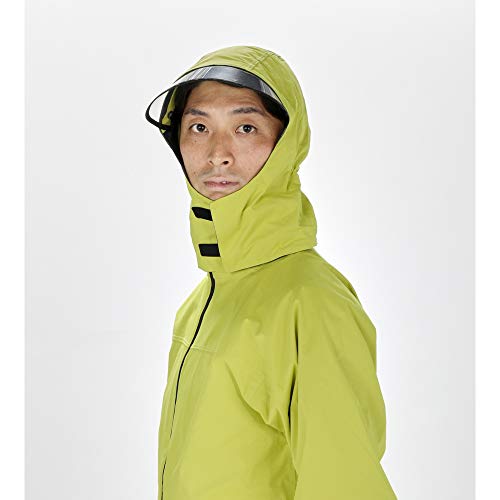 TRUSCO Stretch Rain Suit with Rotating Hood and Brim, Lime, 3L (NRSR-LM-3L)