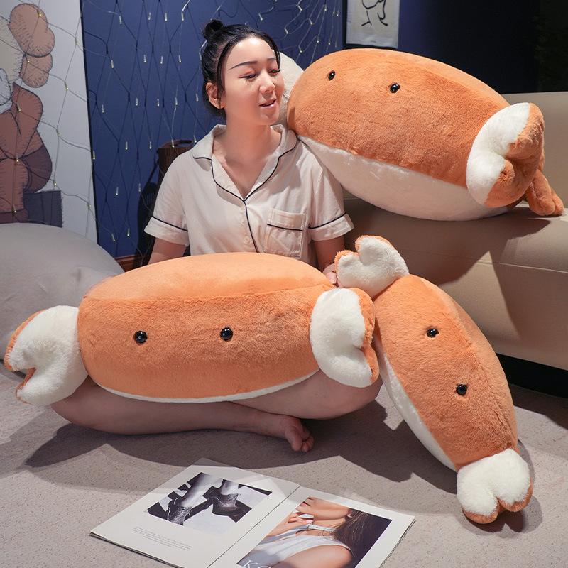 Cartoon Simulation Crab Throw Pillow Plush Toy Doll Big Crab Doll Home Sofa Pillow Children'S Rag Doll