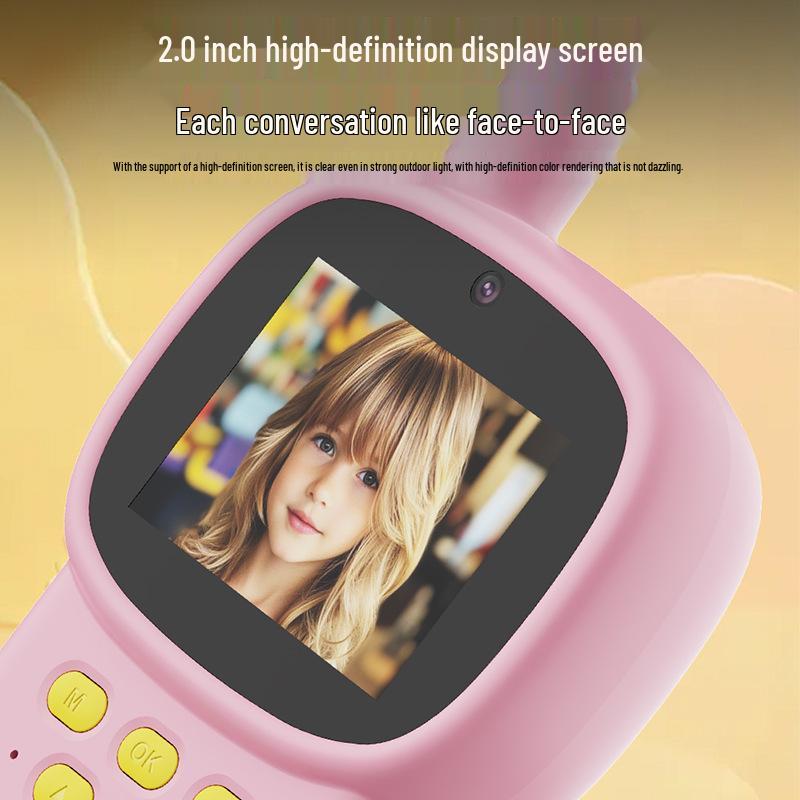 Children's Dual Lens Video Walkie-Talkie Outdoor Toy