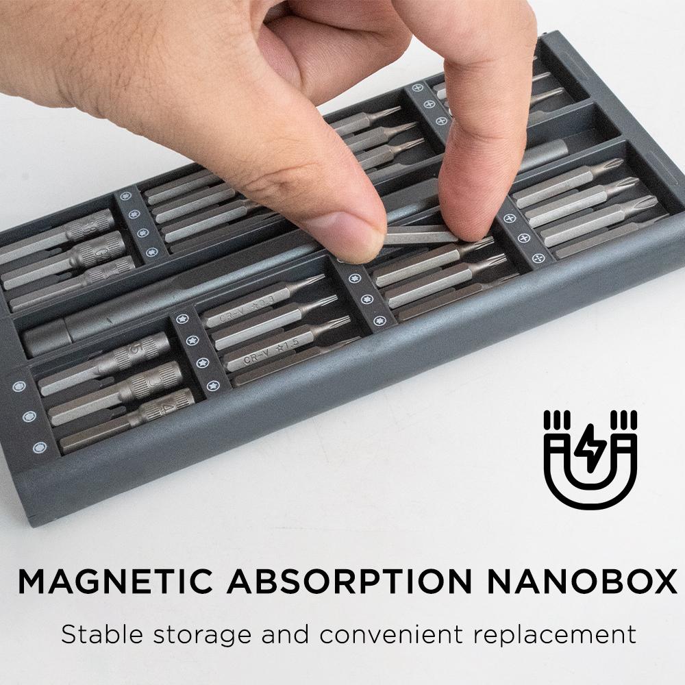 25/63 in 1 Magnetic Precision Screwdriver Set Mini Tools Kit for Mobile Phone PC Repair Professional Hardware with Torx Hex Bits