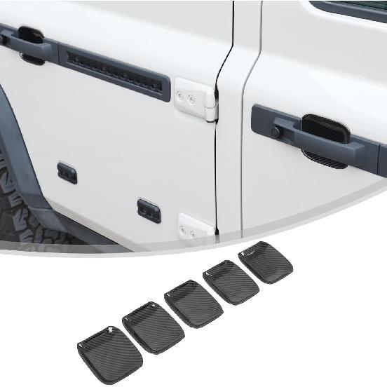 Car Exterior Door Handle Bowl Sticker CoversTrim Compatible with Ineos Grenadier 2020-2025 ABS Door Bowl Scratch Protector Accessories (Carbon Fiber Carbon Fiber Pattern