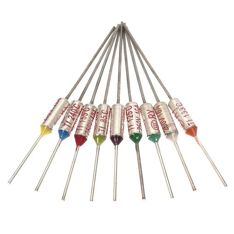 10A 250V Temperature 65C 73C 75C 85C 100C 110C 120C 130C 152C 165C 172C 185C 192C 200C 216C 240C 300C TF Thermal Fuse RY Fuses4