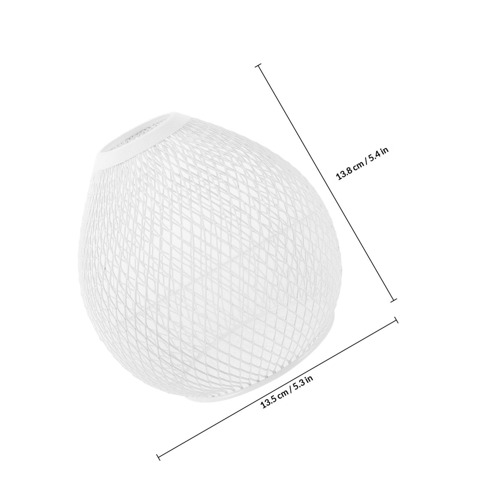 

Water Drop Pendant Lamp Shade Hollow Out Metal Wire Mesh Cover Vintage Decorative Lamp Shade for Pendant Light Ceiling Lights белый