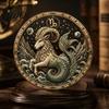 Gwiazdowa Mapa Nieba Strażnika Znak Zodiaku Zestaw Sztucznych Pereł 12 Znaków Malowanie DIY Zestawy Rękodzieła Okrągły 3D Zestaw Ścienny z Konstelacjami dla Dorosłych Ręcznie Robiony Dom