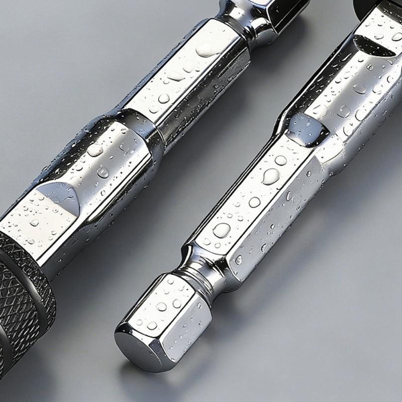 Universelle Bithalter-Verlängerung mit Selbstverriegelungsfunktion für elektrische und manuelle Schraubendreher für Hand- und Elektrowerkzeuge