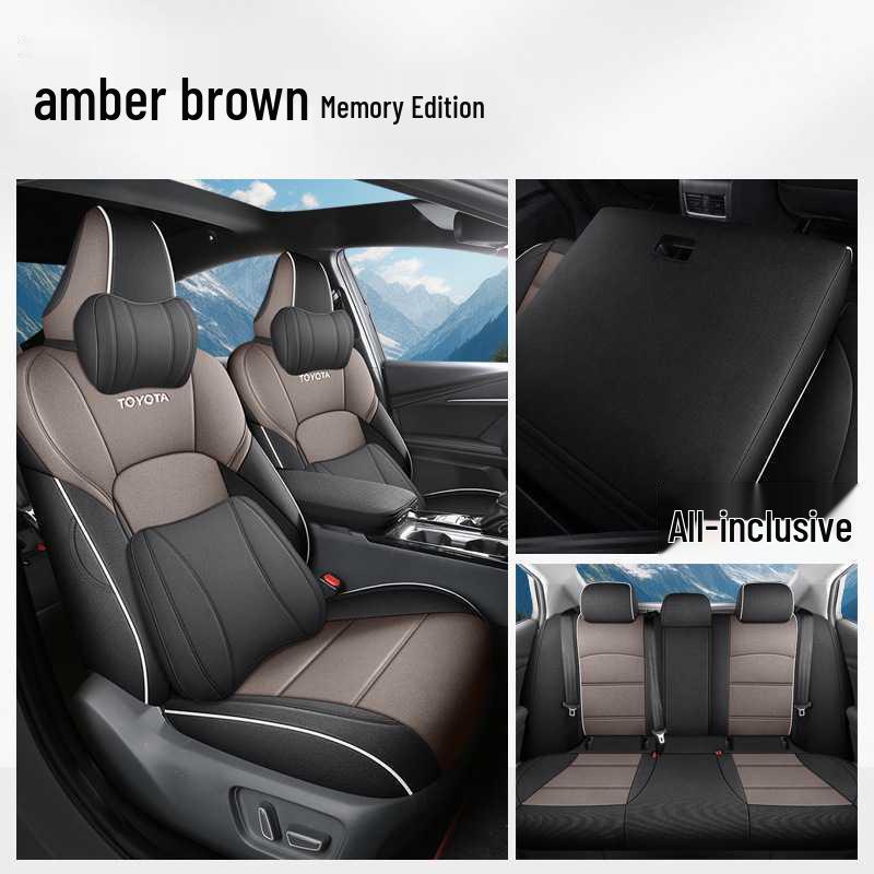 9th Gen All-Season Fabric Car Seat Covers for 2024 Toyota Camry, Full Coverage