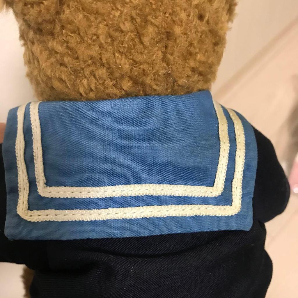 [USED] Vienna Boys' Choir Teddy Bear Plush Toy Showa Retro Vintage