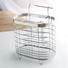 Rectangular Stainless Steel Chopsticks Cage Metal Cutlery Holder Tableware Tube  Spoon