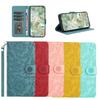 Embossed Flower Flip Wallet Case for iPhone 17 Pro & Samsung S26U - Colorful Floral Leather Cover