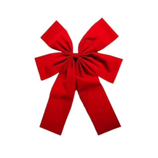 Christmas Front Door Hanging Bow Knot Festive Ribbons Door Hanger DIY Holiday Decor for Gift Wrapping