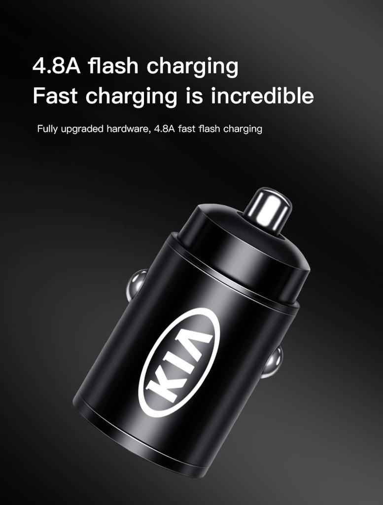 AUPJ5 100W Für Kia KN Sportage Ceed Picanto Rio ProCeed Forte K7 K5 K8 K3 K9 Niro Morning Autoladegerät USB Typ-C Schnellladung