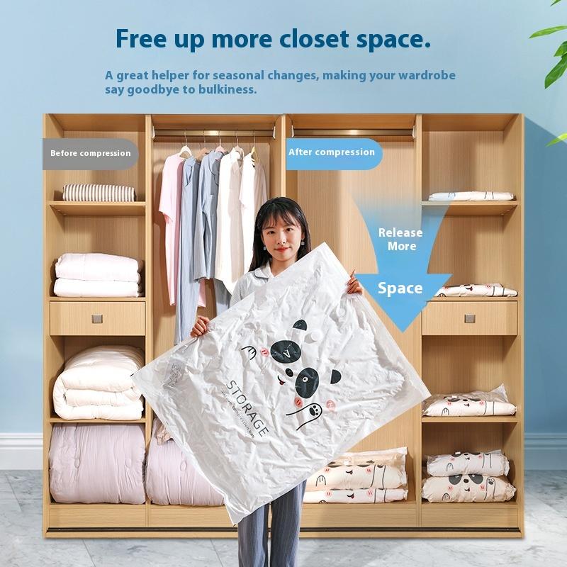 Workowana próżniowo torba Crion na ubrania i kołdry Torba do przechowywania z usuwaniem powietrza Specjalna do walizki Torba do pakowania kołdry