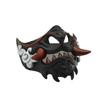 Devil Samurais Mask Half Face Mask Party Mask Halloween Cosplay Mask Masquerade Mask Japanese Mask for Carnivals