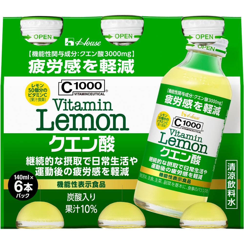 

House Wellness Foods C1000 Vitamin Lemon Citric Acid 140ml X 6 Other (check locks, tongue cleaners, etc.) Life Improvement Other (check locks, tongue 1