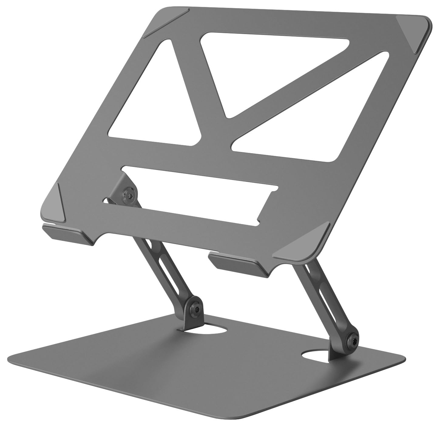 

Foldable Laptop Stand with Adjustable Relieves Back and Stiff Ideal for Telework and Home Desktop Computer Stand Alloy Stand/Tablet Angle, Pain,