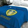 1PC Leeds United Custom Name Patterned Flannel Blanket Suitable For All Seasons for Home Decor Warmth and Comfort Gifts Holiday Present
