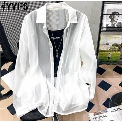 Women's Fashion Casual Spring Autumn Solid Color Print Long Sleeve POLO Neck Blouses & Shirts