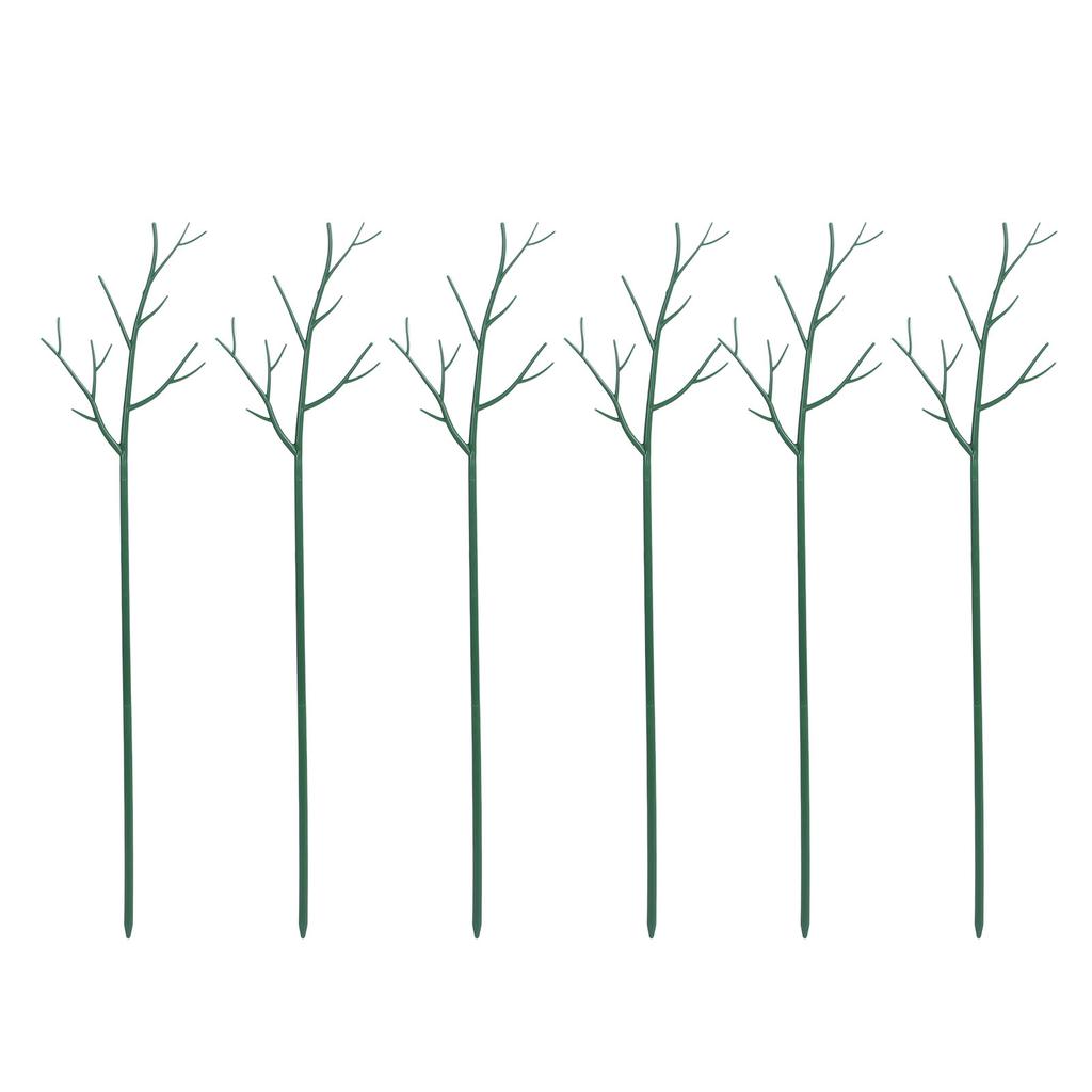 Plant Support Stakes Removable Garden Tree Branch Shape Green Plant Pole for Potted Plants and Flowers