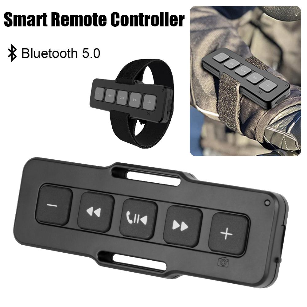 Motorcycle Remote Controller Wireless For Car Outdoor Sports Bluetooth 5.0 Bike Handlebar Media Control Music Playback Hands-free Calls