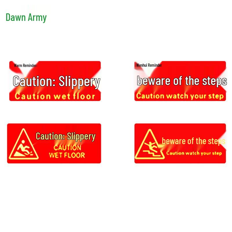 HUIHUADU Fluorescent Fire Safety Exit Sign (10-Pack)