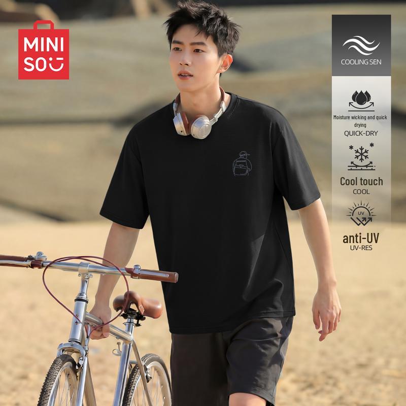 MINISO Men s Quick Dry Cooling Loose Fit T-Shirt 2XL