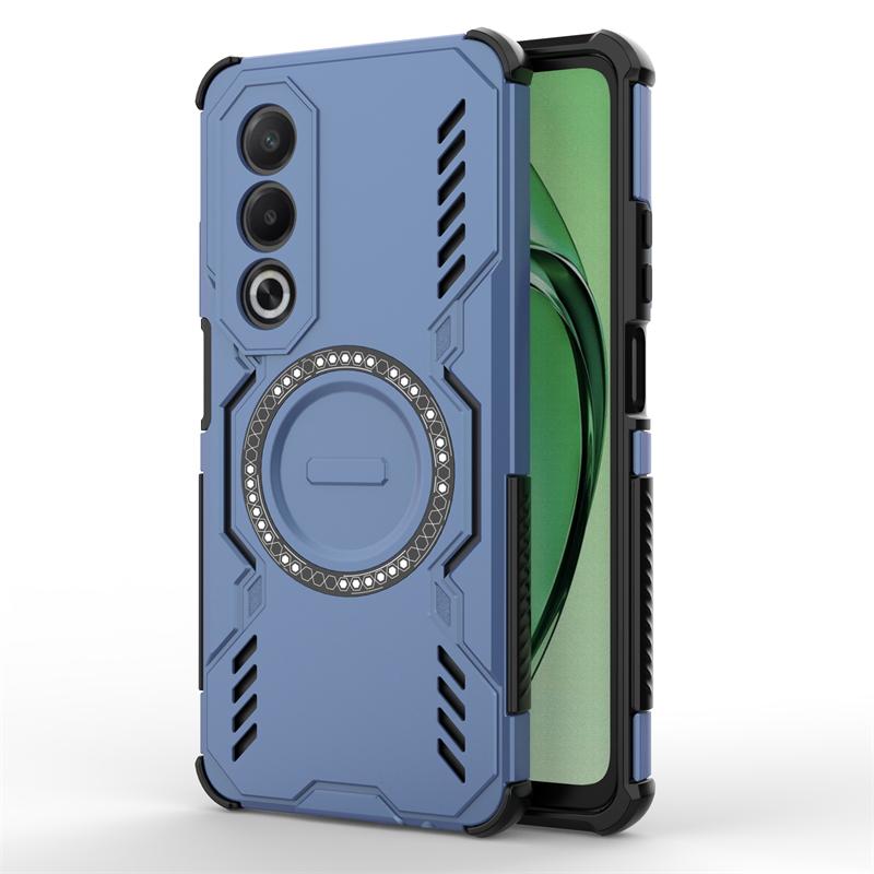 Shockproof Armor Case For Oppo K12x Magnetic Adsorption Wireless Charge Back Cover For Oppo K12x Global Case For Oppo K12x Case