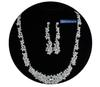 Alloy Bridal Necklace & Earrings Set - Cross-Border Bridal Accessory
